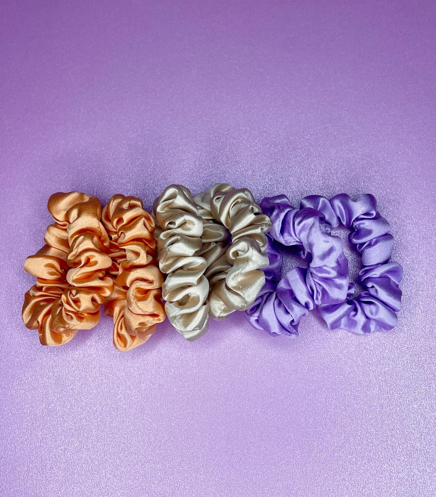 100% Silk: Mini Scrunchies