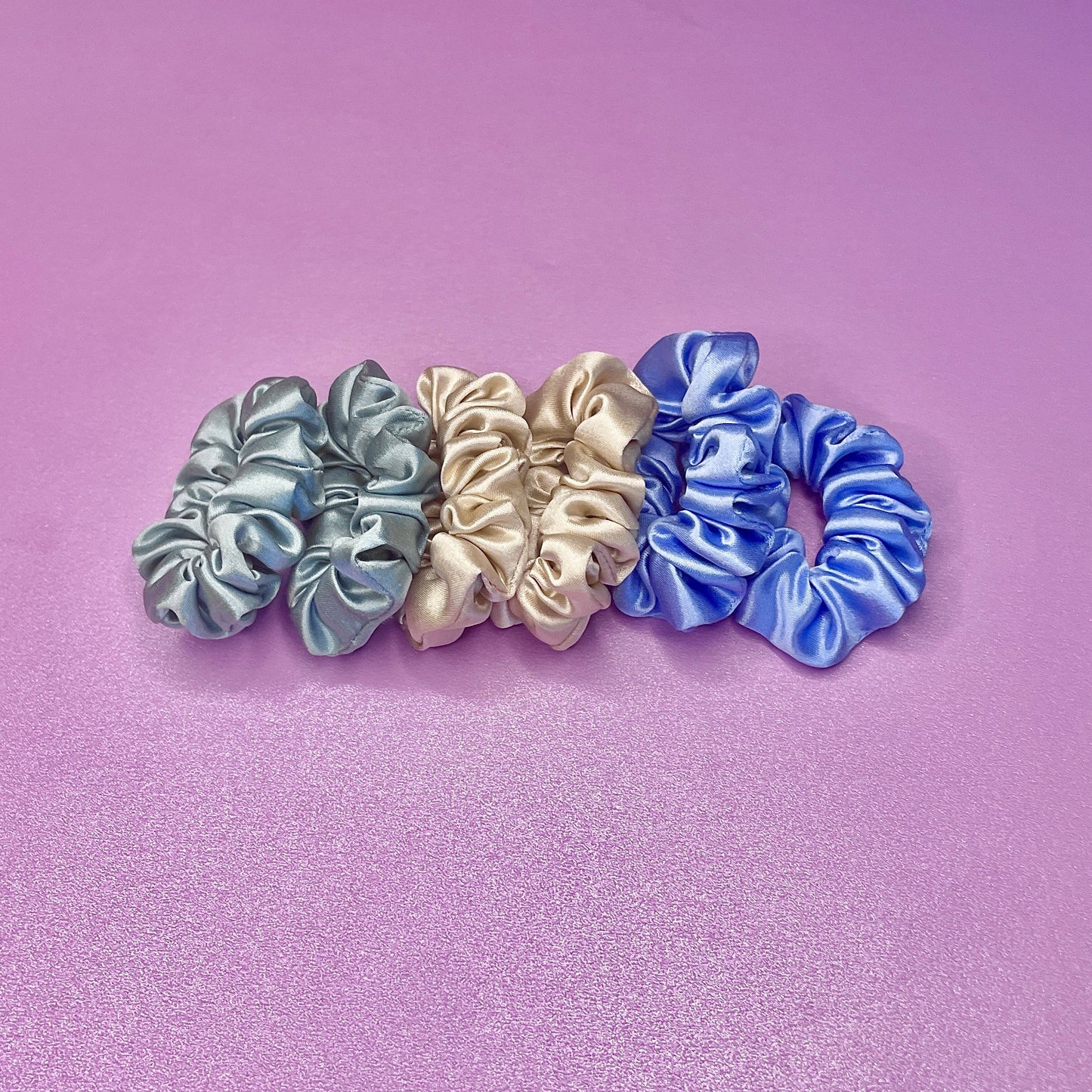 100% Silk: Mini Scrunchies