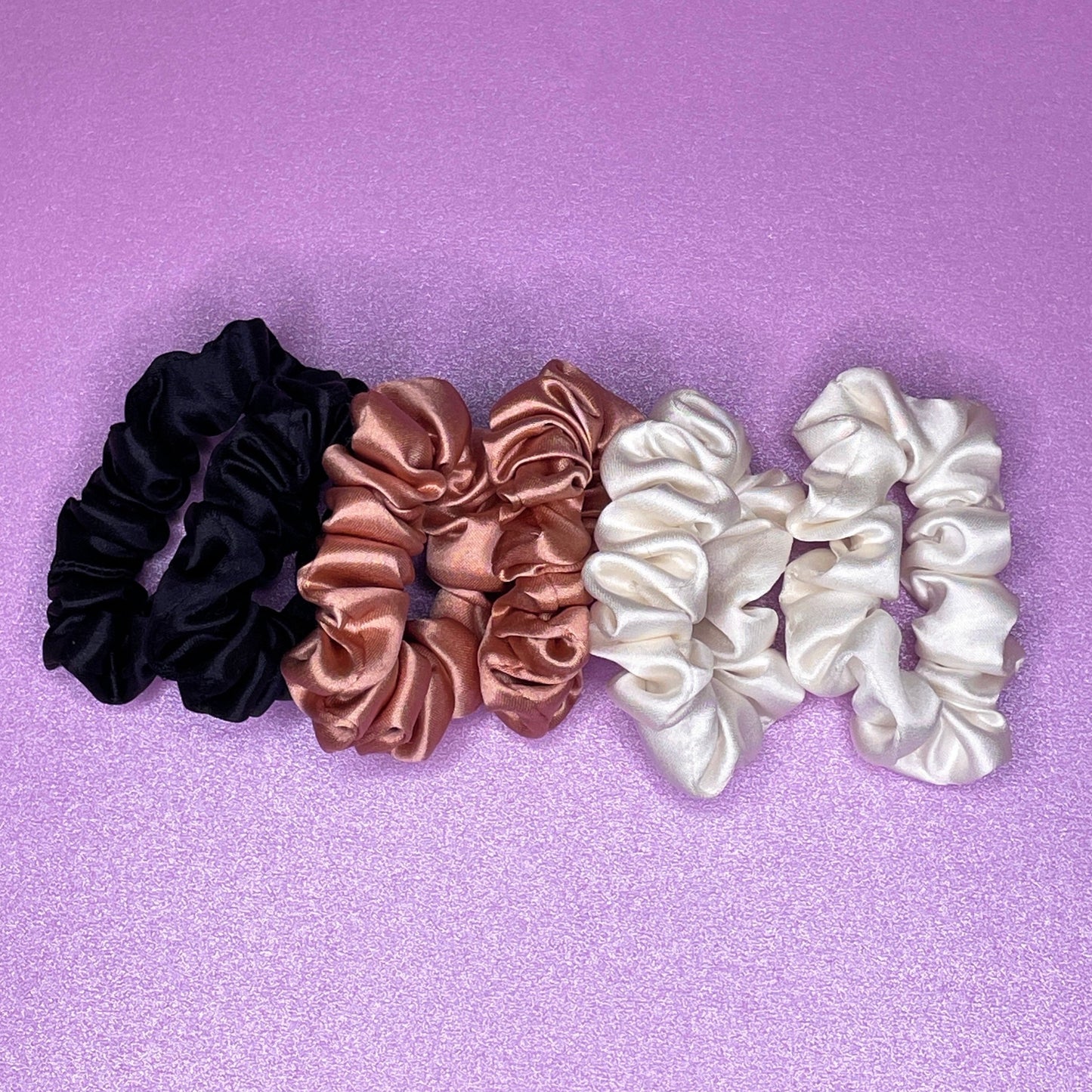 100% Silk: Mini Scrunchies